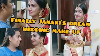 Finally, Janaki's dream comes true. | wedding makeup | #suryaishaan#makeup#bridal#wedding screenshot 5