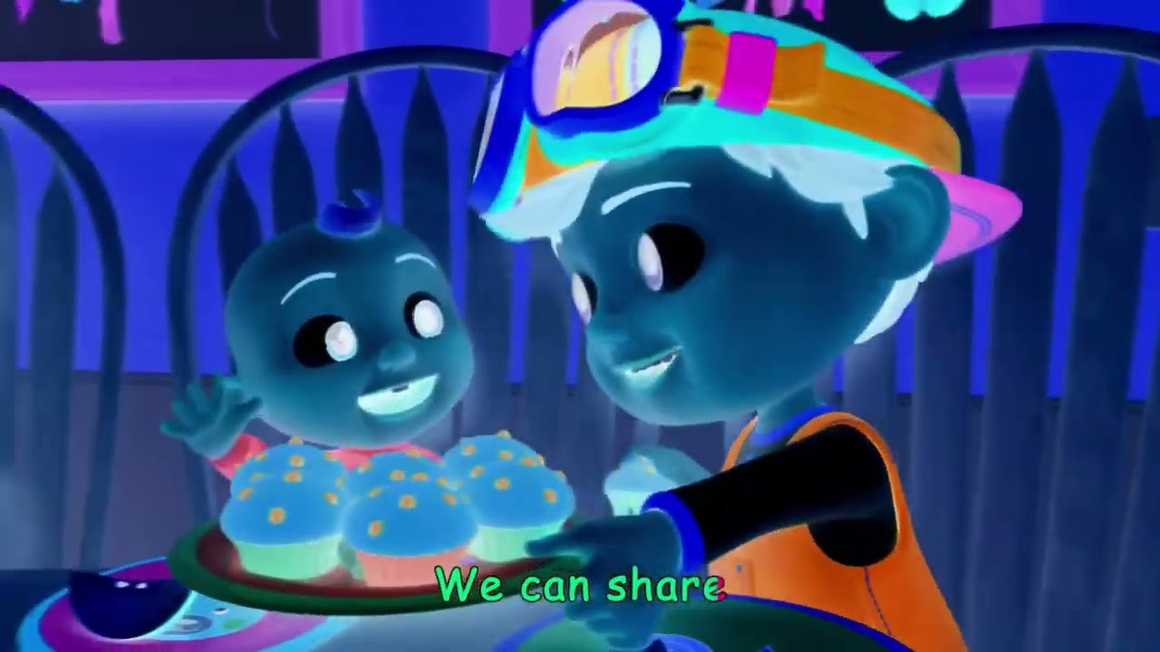 Cocomelon says sharing makes us all happy we can share / voice pitch effects