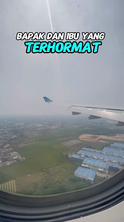 DETIK DETIK PESAWAT GARUDA INDONESIA LANDING DI BANDARA SOEKARNO HATTA 🇮🇩