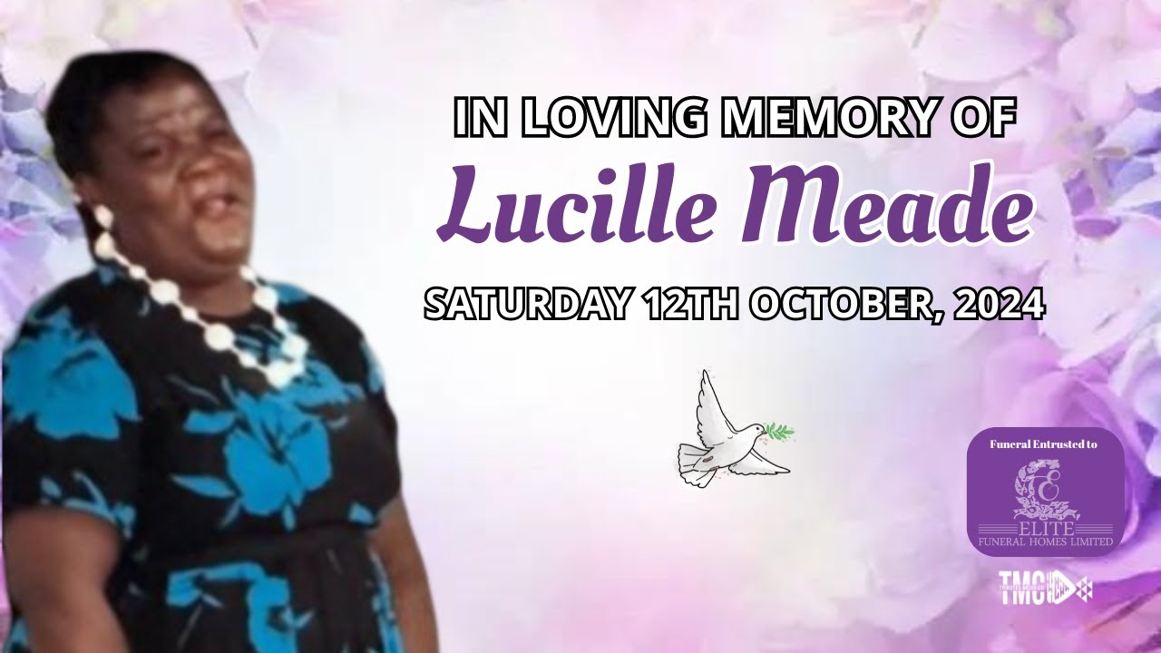 The Funeral Service of the Late Lucille Meade - YouTube