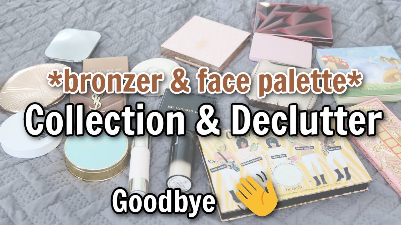 Вся моя коллекция бронзеров и палеток для лица | Время избавляться от хлама! 🤎