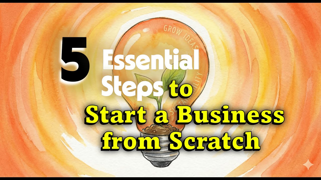5 Essential Steps to Start a Business from Scratch - YouTube