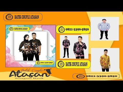  Baju  Batik  Kombinasi Polos Grosir  Baju  Batik  Surabaya 