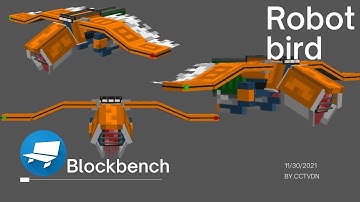 Robot bird | Blockbench short clip