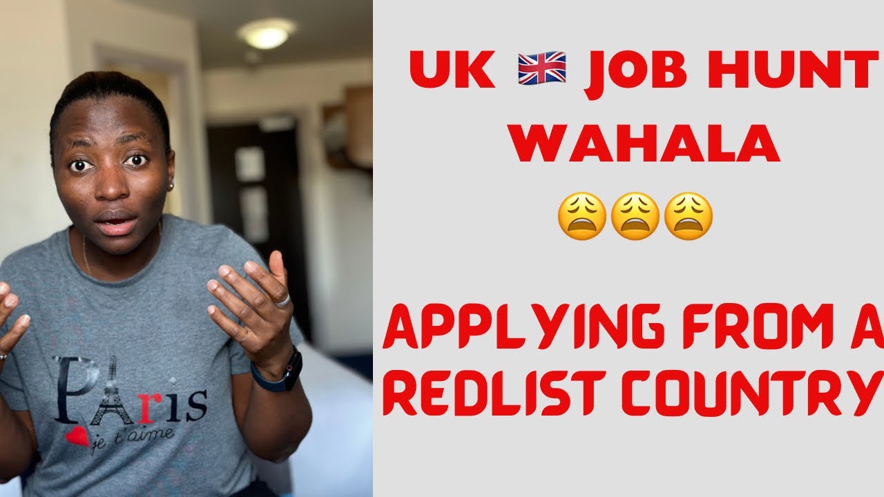 Getting a job in the uk from a redlist country is possible
