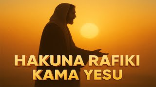 Hakuna Rafiki Kama Yesu | Yu Pekee | #Piano Instrumental Hymn with lyrics