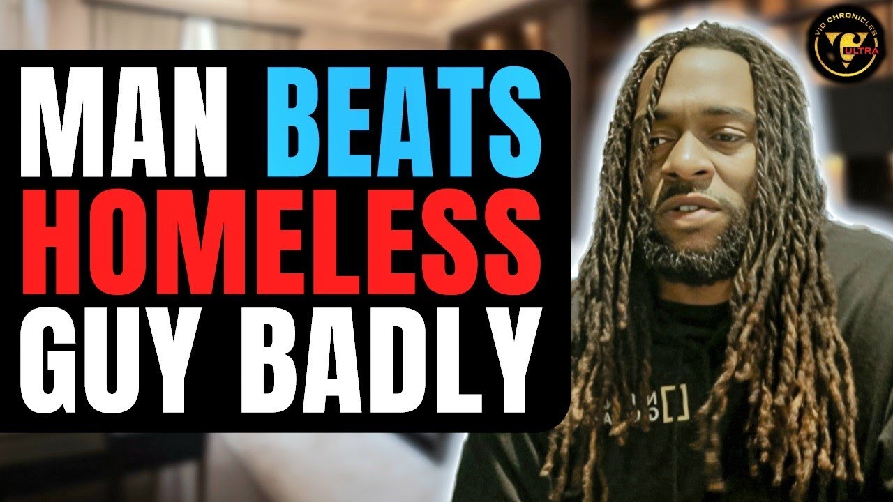 Man Beats Homeless Guy Badly, | Pix Ultra