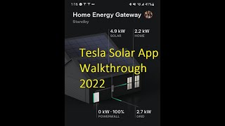 Tesla Solar App Walkthrough | Tutorial (updated)