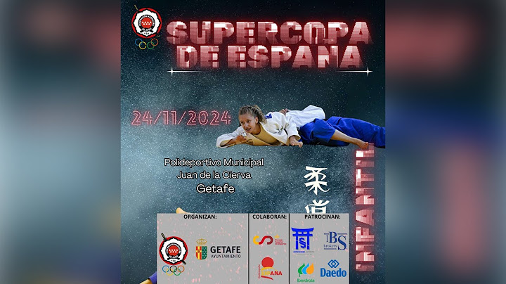 SUPERCOPA DE ESPAÑA INFANTIL GETAFE 2024 - TATAMI 1