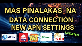 MAS PINALAKAS NA DATA CONNECTION | LATEST APN SETTINGS | LOW PING 2020