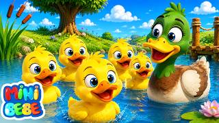 Beş Küçük Ördek 🦆 | Eğlenceli Sayı ve Hayvan Şarkısı 🎵