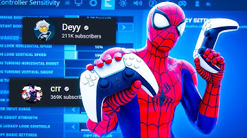 Trying The BEST Console Controller Players Settings in Chapter 3… (ft. Deyy and Crr!)