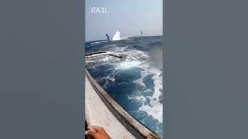 Plane crashes into the sea #plane #planes #sea #ocean #flight #crashsite #rescue #ai #edit