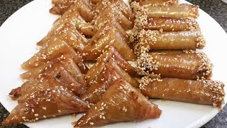 Almond and honey briouats|Ramadan special|Moroccan sweets