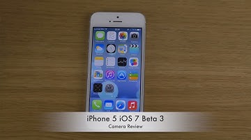 iPhone 5 iOS 7 - Camera Review