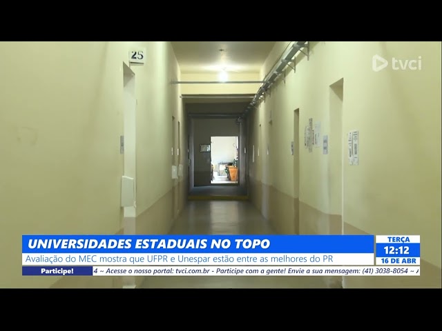 UNIVERSIDADES ESTADUAIS NO TOPO