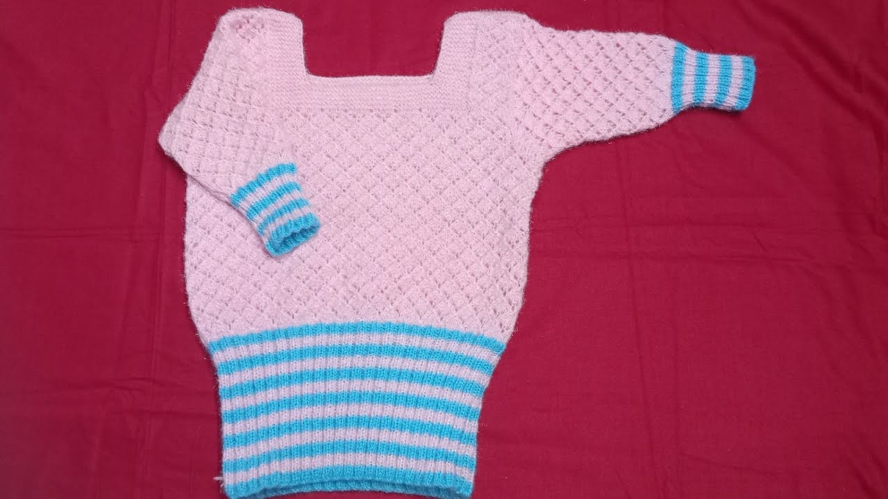 Girl's woolen designer crop top