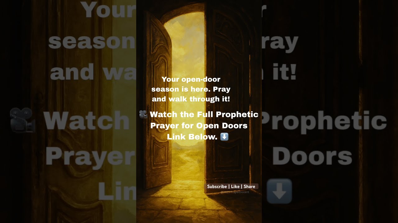Your Breakthrough Door Is Open Go NOW 