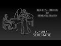 SERENADE (Schubert) Horn & Piano