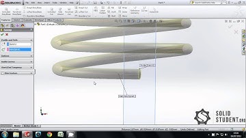 Solidworks Tutorial - Creating a spring