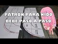 Patrón para nido bebe, paso a paso.