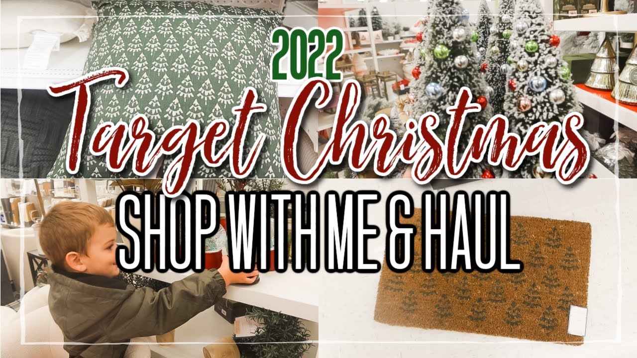 TARGET CHRISTMAS DECOR! | Target Christmas Decor Shop With Me & Haul 2022