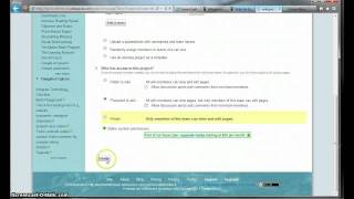 Video thumbnail of "Using projects in  Wikispaces"
