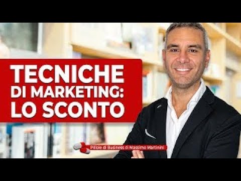 Tecniche di marketing: lo sconto