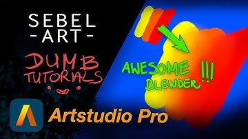 How to create Nice BLENDER BRUSH in Artstudio Pro