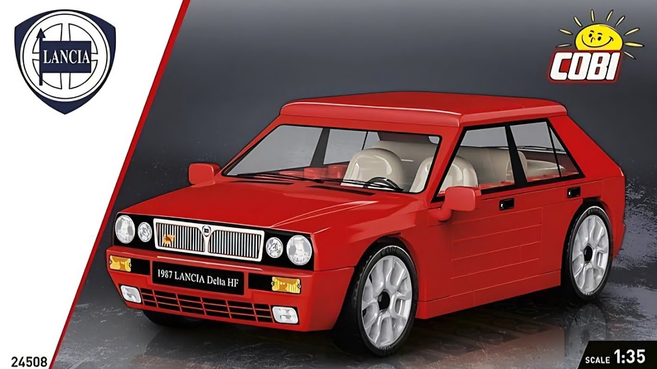 COBI 24508 Set Costruzioni Lancia Delta HF 1985 - Scala 1:35, 61 Pezzi, Modello Auto Da Rally, 6+ Anni - 6