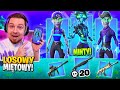 Losowy MIĘTOWY SKIN challenge w Fortnite! 🧁 (KONKURS!)