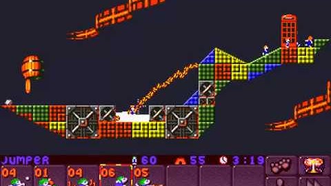 Lemmings 2: The Tribes - Highland Level 4