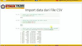Dasar Data Science di Python Dita Rizki Amalia,M Kom (pertemuan 9)