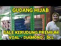 Sale kerudung voal  diamond dll gudang hijab bekasi