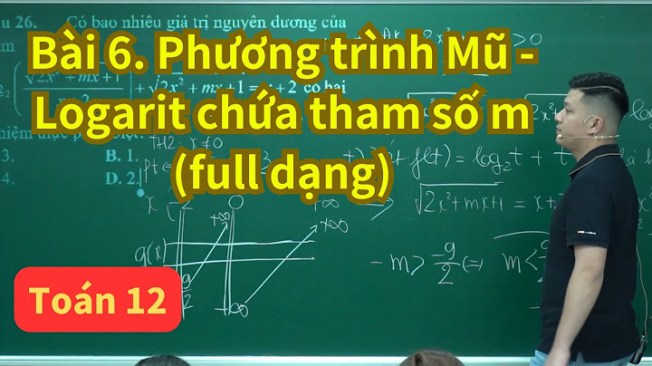 Bài tập tham số m về bất phương trình logarit năm 2024