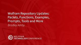 Wolfram Repository Updates: Paclets, Functions, Examples, Prompts, Tools and More