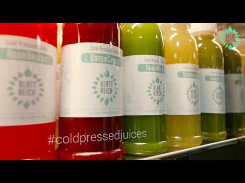 BlattReich - Green Smoothies and Cold Pressed Juices - video from BlattReich