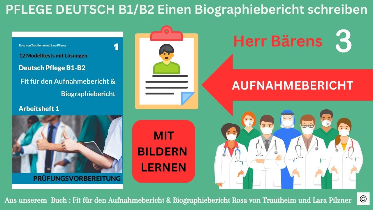 Aufnahmebericht Pflege B2 Beispiel Aufnahmebericht schreiben für die Kenntnisprüfung & telc Deutsch B1-B2