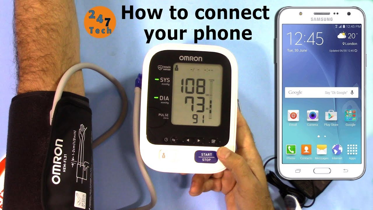 Telehealth tutorial: How to use your Omron blood pressure monitor 