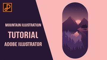 Mountain Illustration Tutorial | Adobe Illustrator