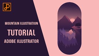 Mountain Illustration Tutorial | Adobe Illustrator