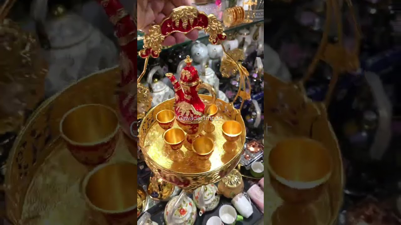 Zam zam Set | Luxury Style Tea Pot with Cups 