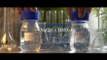 What happens when HNO3 reacts with NaOH? | NaOH+HNO3