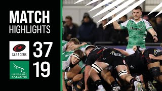 Match Highlights | Saracens v Newcastle Falcons | Gallagher Premiership | Round 10