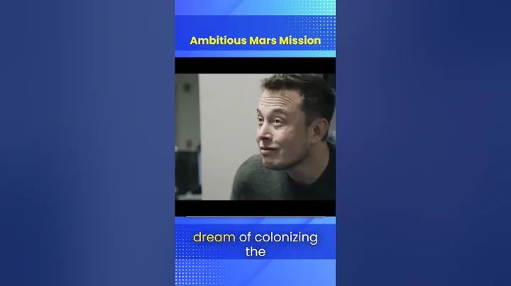 Ambitious Mars Mission #elonmuskmotivation #youtubeshorts #shorts