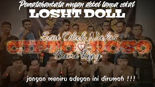 pematahan bata ringan dobel tanpa sekat ...SENI OLAH NAFAS CIPTO ROSO
