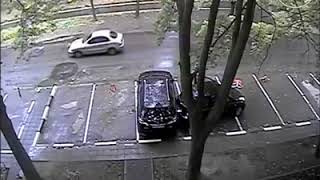 This Car Gets Stuck in Reverse in Parking Lot!