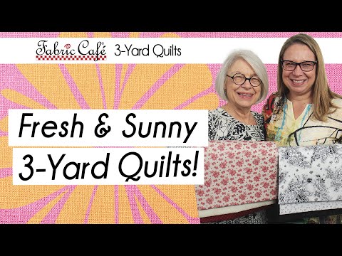 Fabric Cafe - Quilt Pattern - Fast & Fun 3-Yard Quilts Book