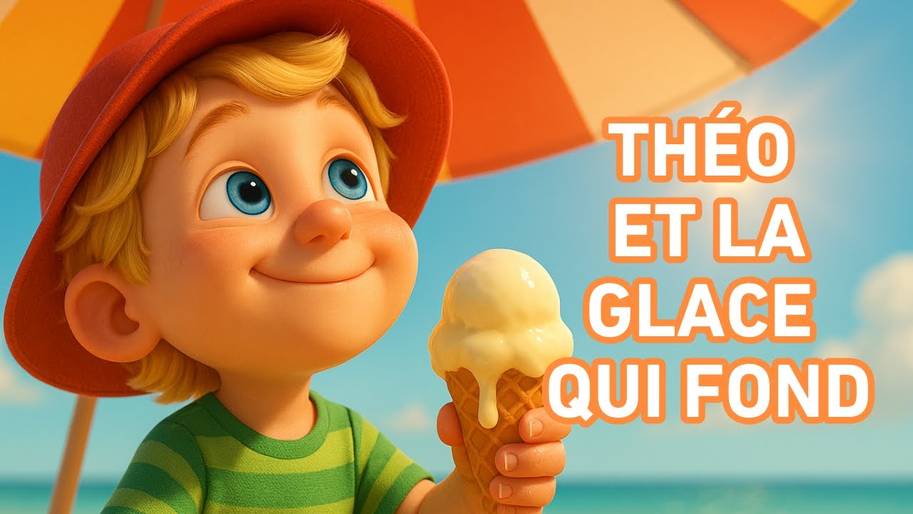 🍦 La Glace Qui Fond à la Plage avec Théo et sa Maman 🏖️👦