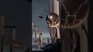 Chasing Didact's Ship: A Daring Leap Across the Unknown! #shorts #gaming #viral #halo #scifi #clips
